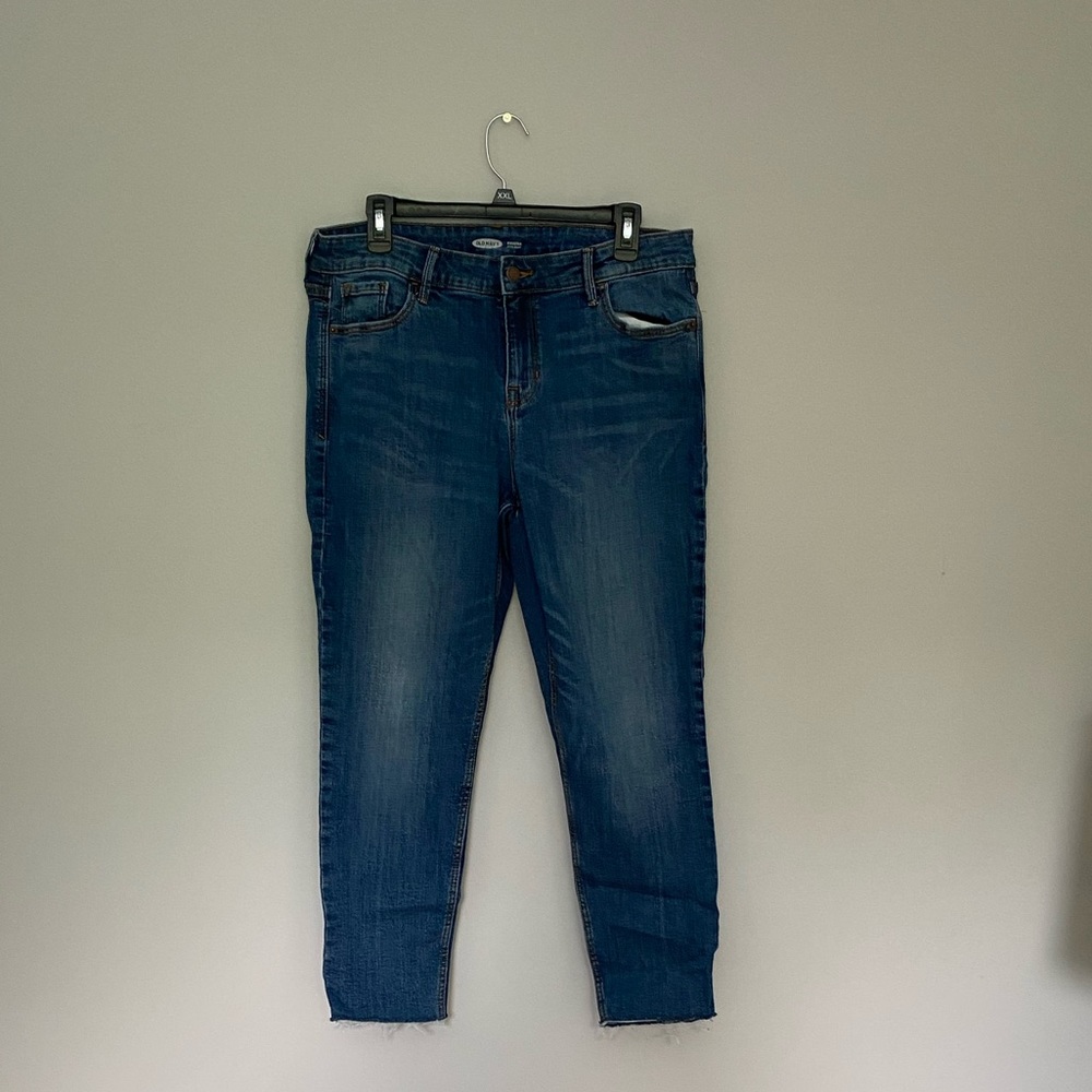 Medium wash rockstar skinny jeans